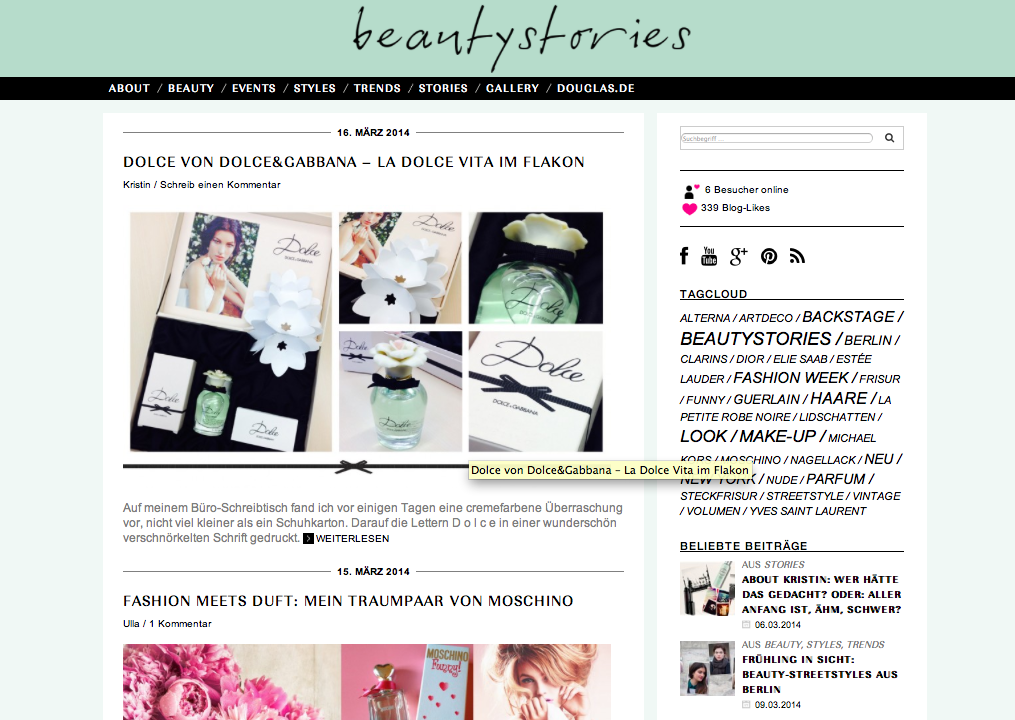 beautystories Blog