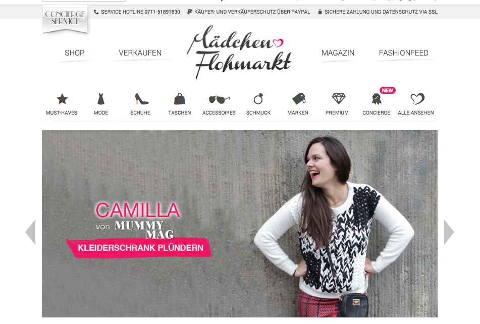 Camilla’s Kleiderschrank beim Mädchenflohmarkt