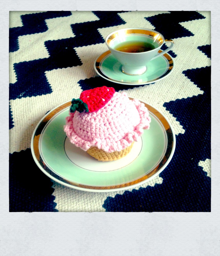 Tea Time Crochet Muffin