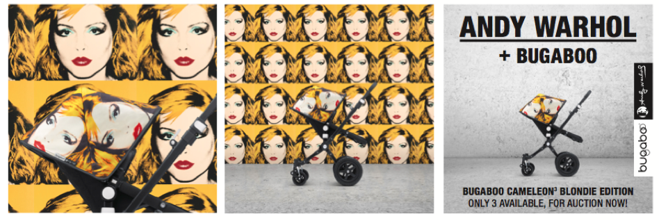 Bugaboo x Andy Warhol = <br />„Blondie“ goes Charity