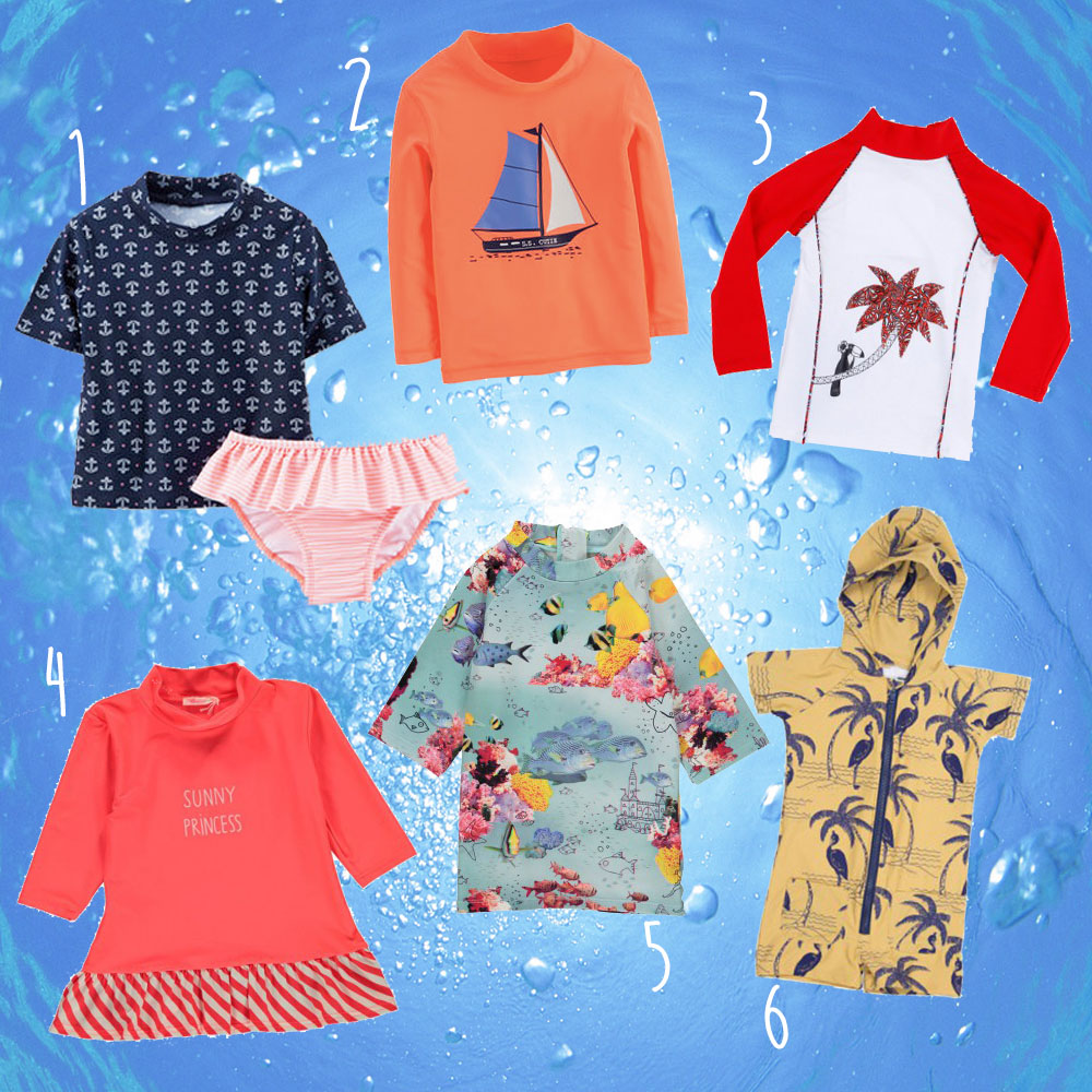 Badekleidung, UV-Schutzkleidung, Kinder, Sommer