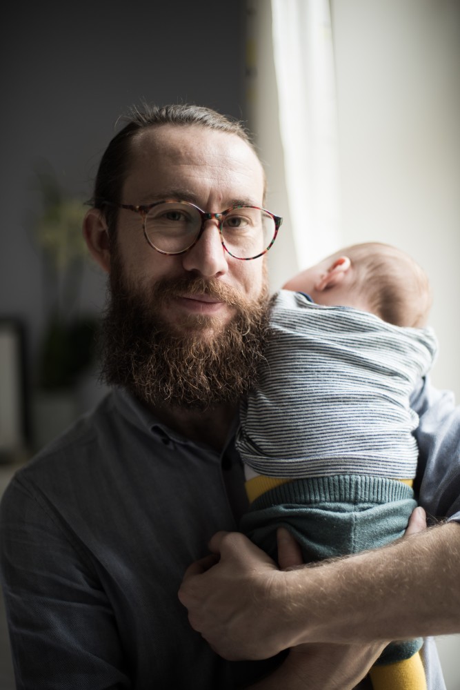 Waldemar Zeiler Einhorn Daddy mit Sohn