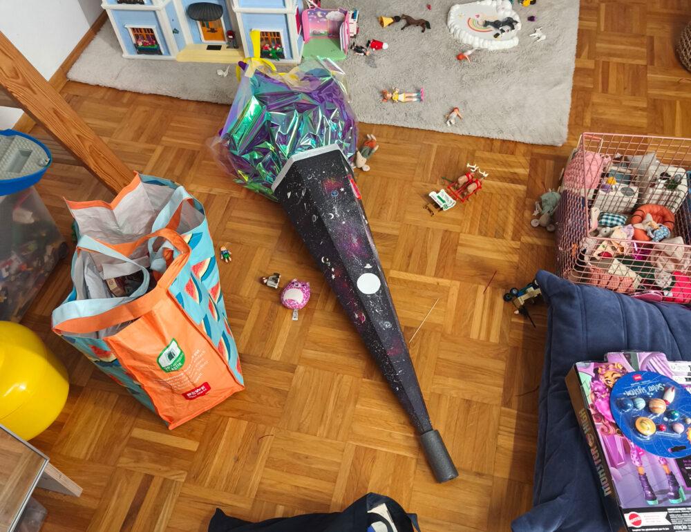 Weltraumschultüte DIY